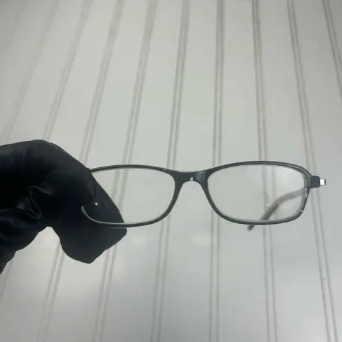 Slim Gray Metal Rectangular Eyeglasses ā Reading Glasses Frame Brown