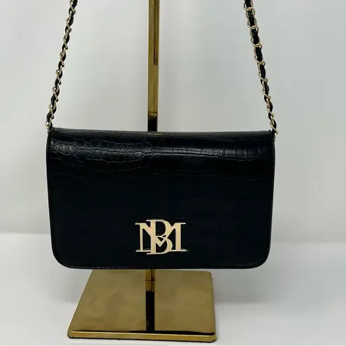 Badgley Mischka NWT Croco crossbody with Logo plate NWT MSRP $99