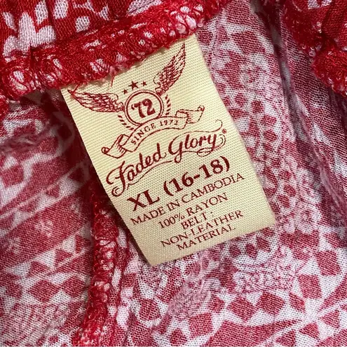 Faded Glory Bandana skirt