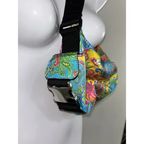 Ralph Lauren Lauren  Vintage Nylon Paisley Multicolor 90s Y2K Shoulder Bag Purse