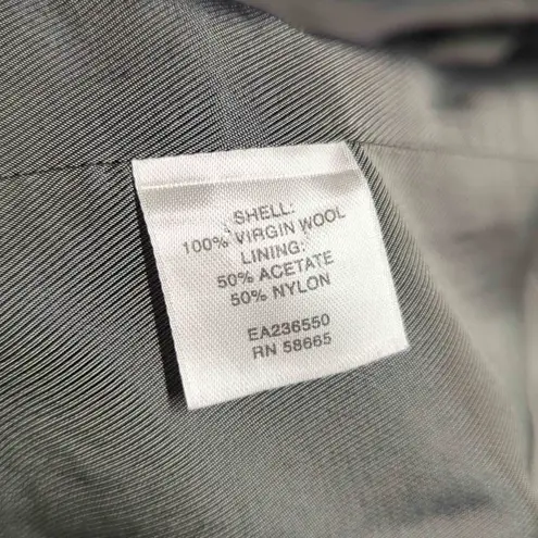 Classiques Entier Atelier Gray Blazer 100% Virgin Wool Woman's Size 10 - Image 13