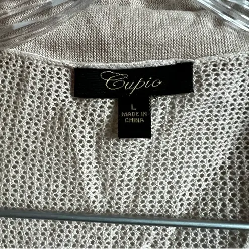 cupio Cream Lightweight Cardigan