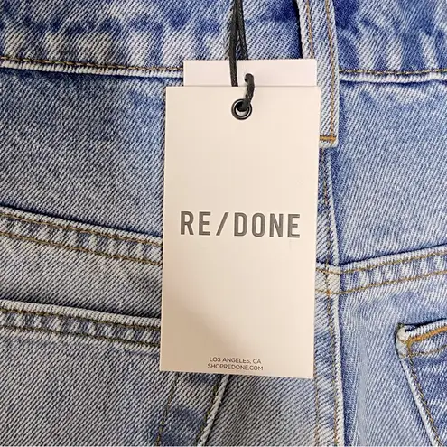 RE/DONE Redone Denim '70s Loose Flare Leg Jeans Indigo Stud