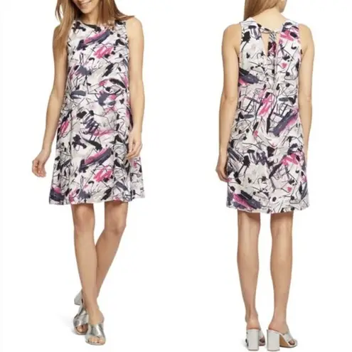 Nic+Zoe Dress Graffiti Femme Print Dress, 2X