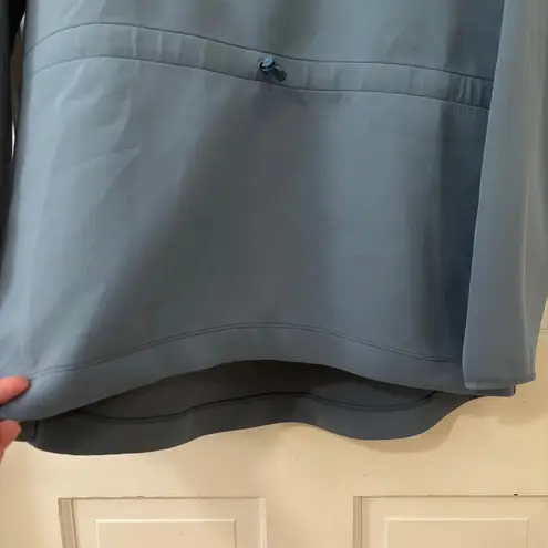 Sweaty Betty Grace Cozy Blue Oversized Scuba Sweatshirt Top XXS RUNS LARGE