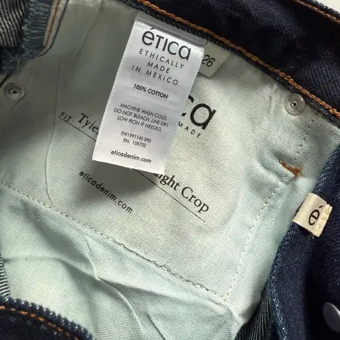 New etica Tyler Seamed Crop Denim