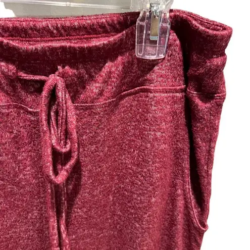 Bobeau  Collection heathered red jogger pants with pockets size medium