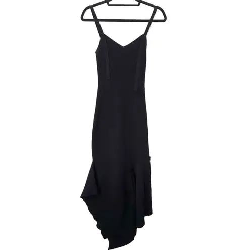 Jason Wu Ribbed Asymmetric Maxi Dress NWOT Sz 4