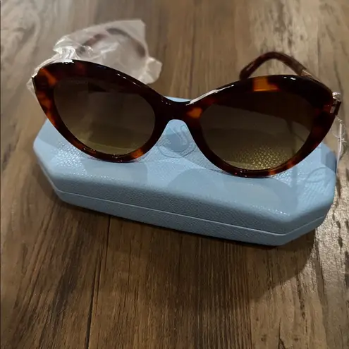 Swavorski # SWAROVSKI sunglasses Cateye - Havana