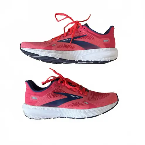 Brooks  Launch 9 Running Shoes Sneakers Pink Fuchsia Cobalt Women's Size 8 - Image 5