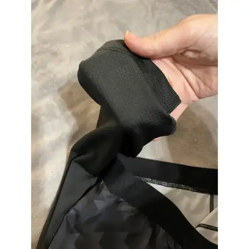 NWT Uerton Slim Fit Training Pants Black Gray Mesh Long‎ Pants Size L