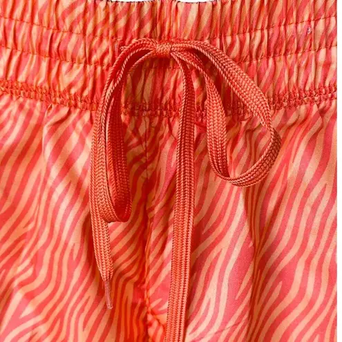 Energy zone PERFORMANCE Lined Orange Striped Activewear Shorts ~ Women's XL