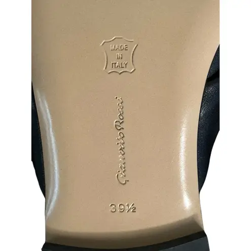 Gianvito Rossi NIB Selene Flat Sandal in Black Size 39.5