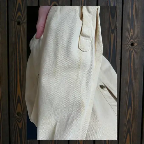 Vintage Escada by Margaretha Ley Yellow Oversized Barn Utility Jacket Size 34