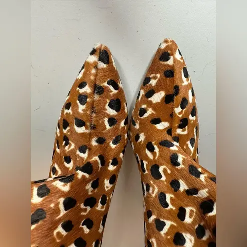 LPA Oria Boot in Brown Multi Animal Print Calf Hair Knee Boots Sz 6