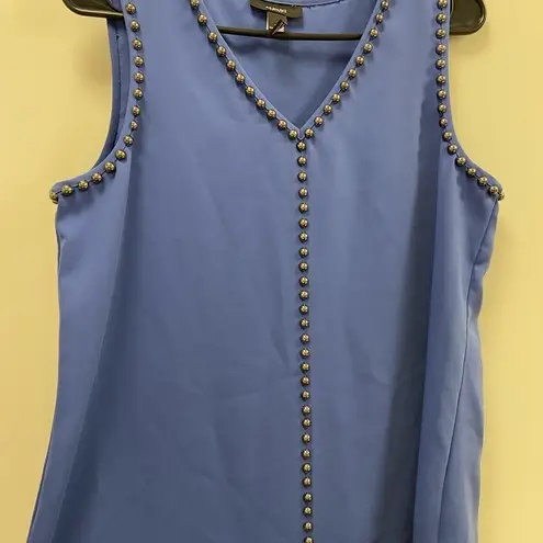 Alfani petite women’s studded blue tank size 10petite
