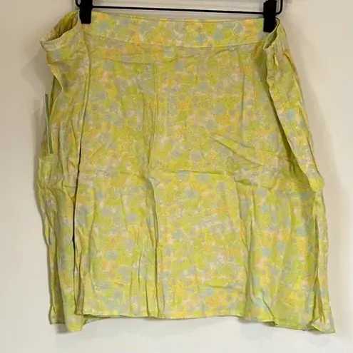 Abound NWT  Yellow Floral Skirt in Pink Multi Tarry Floral - Size: 2X