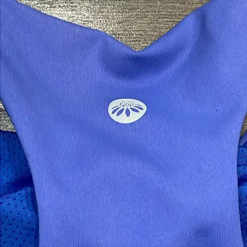 Senita Athletics Purple/Blue Racerback Tank w/ Built in Bra - Size XS