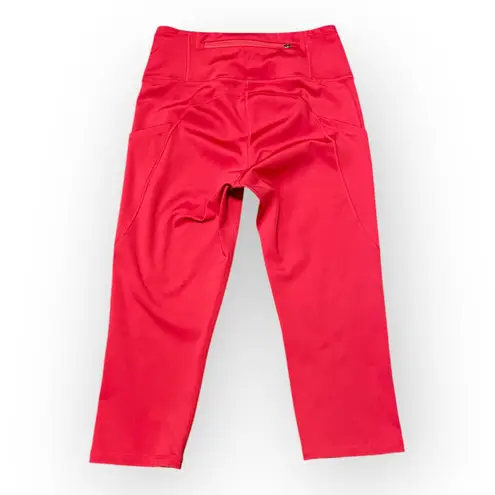 Yelete Red 5 Pocket Capri Leggings Women’s Size Small