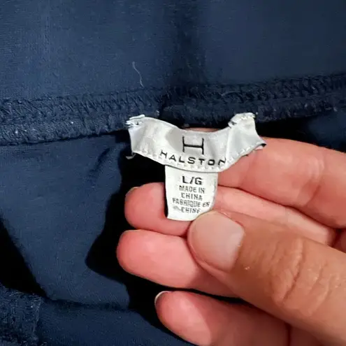 H by Halston  pull on blue pants L