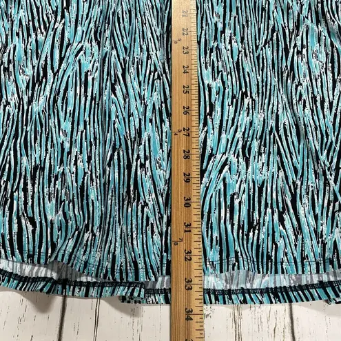 Evan Picone Vintage Y2K Women’s Sz 16 Jersey Knit Halter Dress Black Blue