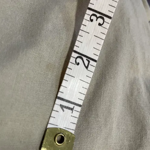 Vintage Together Clothing Co Womens 10M Dress 1980s Cotton Safari Khaki Belt Tan Size 10