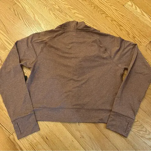 Yogalicious NEW  -‎  Lux Cropped Full Zip Jacket Heather