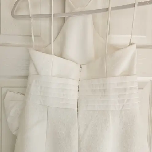 Rebecca Vallance Grace Halterneck Mini Dress NEW Sz UK 10/US 6 White