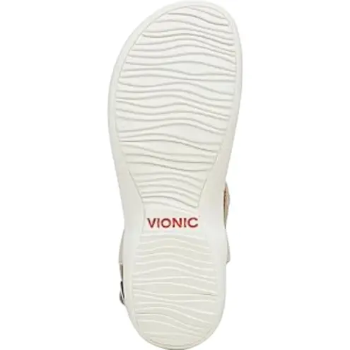 Vionic Terra Cream Sandals, Size US 11 / Eur 42, New in Box MSRP $125