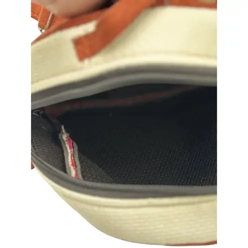 Handmade Guatemala Embroidered Mini Backpack Suede & Woven Fabric Material Brown