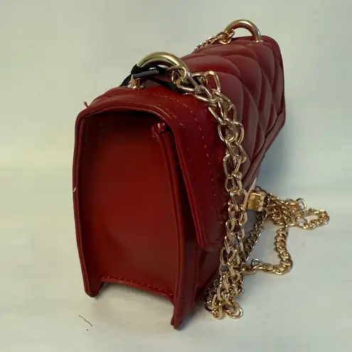 Red Crossbody Quilted Mini Bag NWT