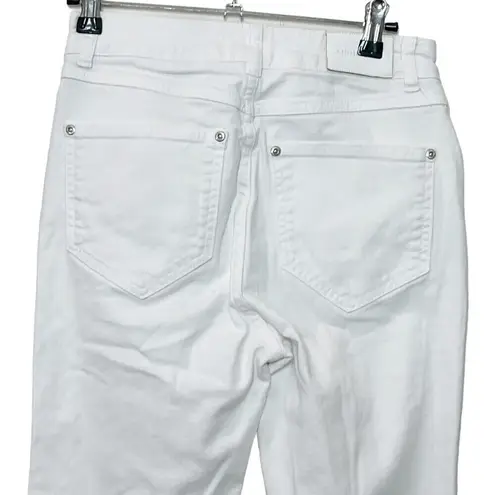 ANINE BING Frida Skinny Jeans Women’s Size 25 White Button Fly Stretch Denim