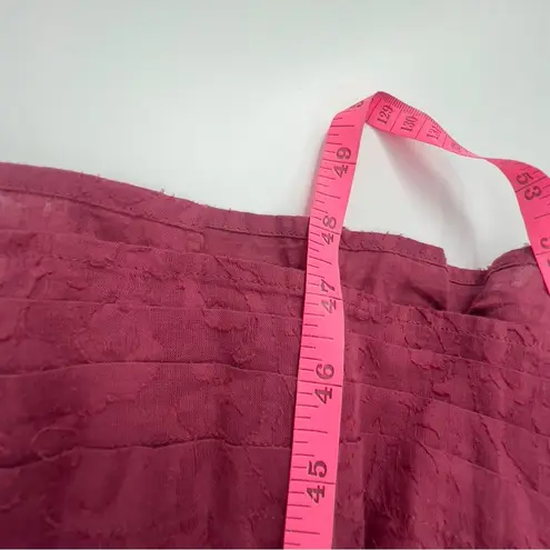 Cleobella NWT Alivia Ankle Dress in Berry maxi organic cotton sz M