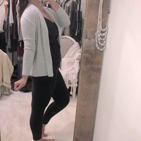 Akini size medium grey sweater knit cardigan