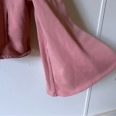 Free People FP Movement Can't Handle This Turtleneck Top Pullover Dusty Rose S Pink