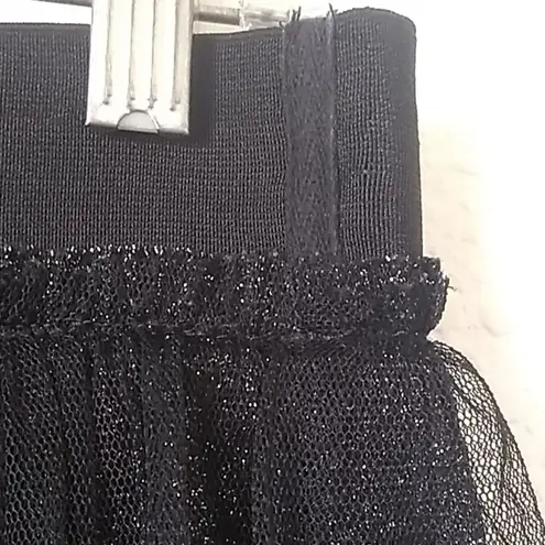 FINAL MARKDOWN Ladies' Pronto Tulle Overlay Shimmer Miniskirt lrg Size L