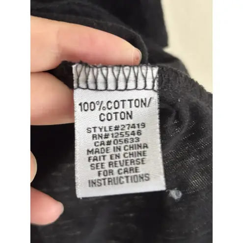 Habitat Clothes to Live In Medium Tunic Top Button Accent Cotton Coastal Boho