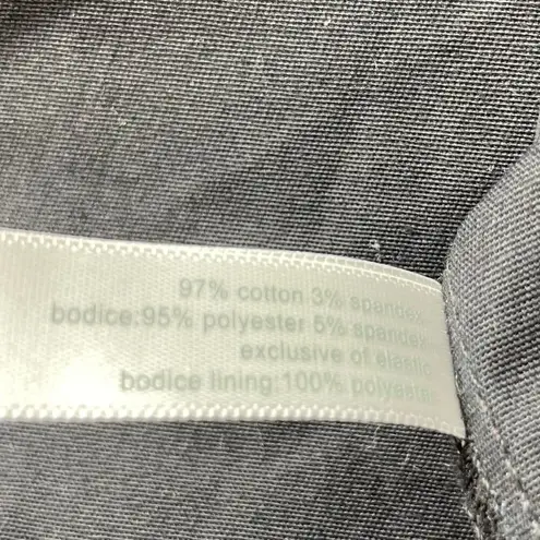 Fashion Bug Women Colorblock Tiered Thick Elastic Waist Fit & Flare Black Sz 18