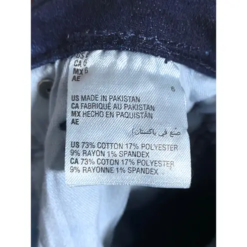 INC Denim High Rise Skinny Jeans Womens 6 Stretch Casual Classic Dark Indigo NWT - Image 10