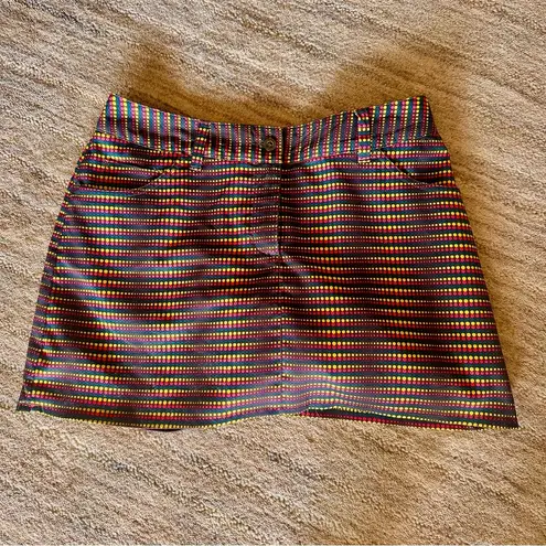 Slazenger Golf Skort Charcoal Dot Striped Women’s Athletic Skort Size 2