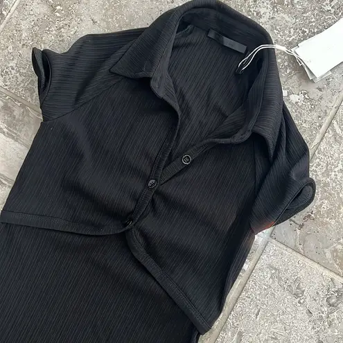 Helmut Lang x Revolve Back-Cut Out Cardigan Dress in Black, NWT, Size S