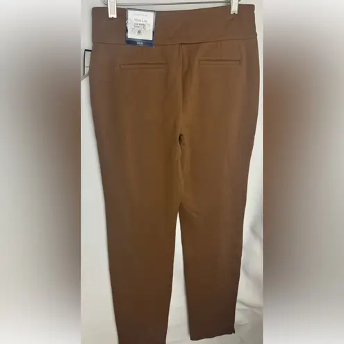 Charter Club Womens 4 Copper Cognac Tummy Control Skinny Leg Pants NWT Brown