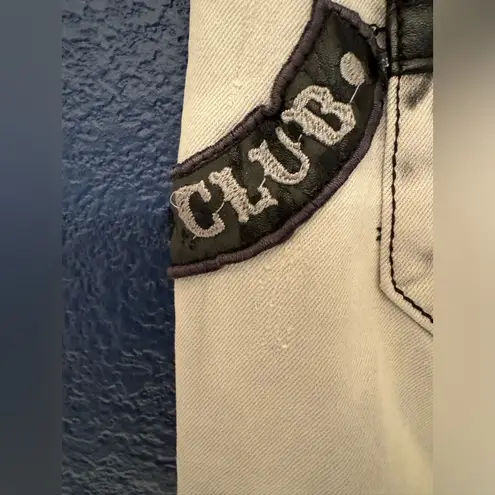 Affliction Women’s White & Black Raquel Womens Bleached Jeans Size 28