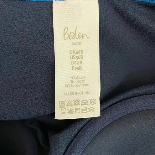 Boden Milos Cup Size Tankini Top Navy Spot Blue