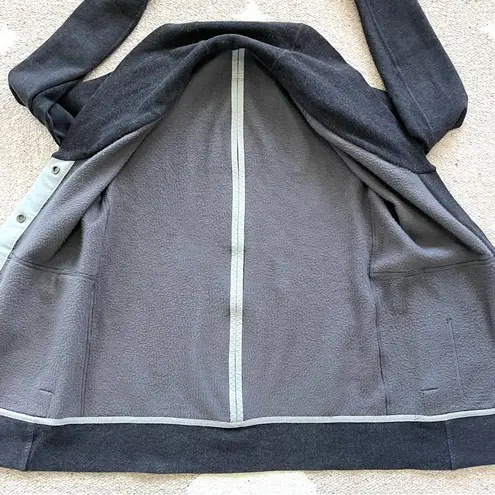 Lululemon Athletica Yin To My Yang Cardi in Heathered Black Soot Light