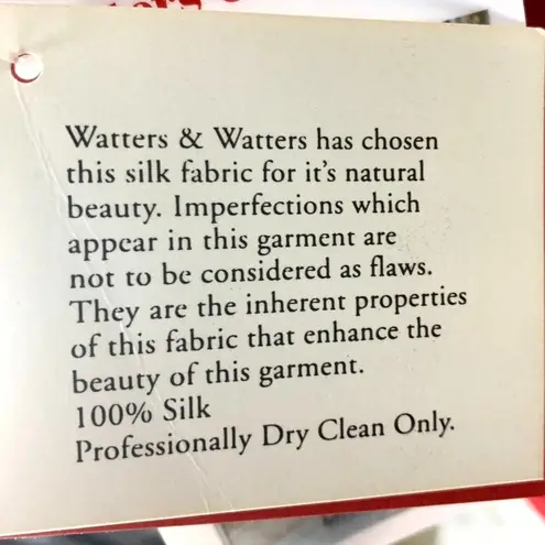 Watters & Watters Red Silk Midi Bridesmaid Dress 10 Strapless/Convertible Pleat