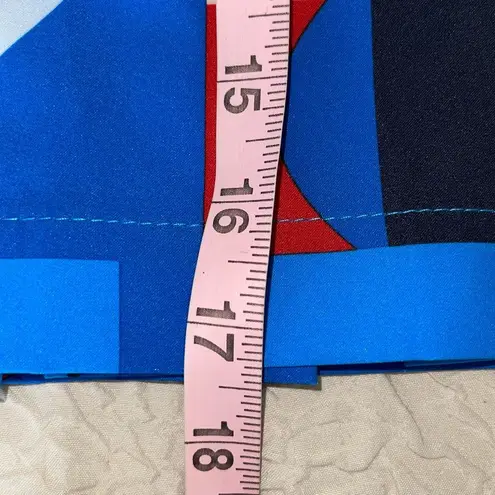 J. Lindeberg Womens Pleated Adina Print Golf Skirt Brilliant Blue Size XS NWT