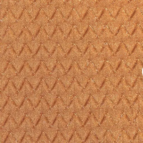 BERLOOK Caramel V Cut Jacquard Bikini Bottom ONLY 59 Orange Size L