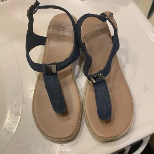 Lauren Blakwell Blue Sandals