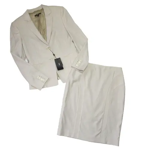 Hugo Boss NWT BOSS Jakely Blazer 6 Vekita Skirt 8 Wool Blend 2-Piece Suit 6/8